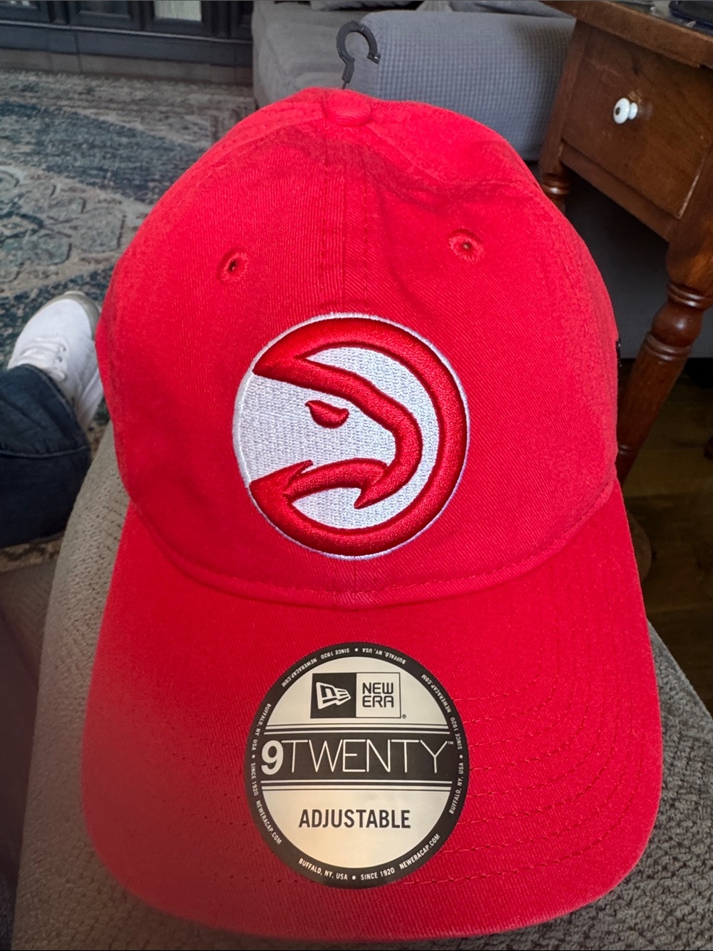 New  NBA core classic Cap with White Embroidered Logo Atlanta Hawks